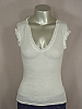 **DESIGNER TOP** GINGER G KRINKLE LACE TOP- S
