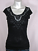 **DESIGNER** GINGER G - BLACK LACE BLOUSE - S