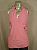 **DESIGNER** GINGER G - PINK HALTER w/BEADS - L