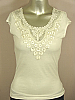 **DESIGNER** GINGER G - CREAM LACE BLOUSE - L