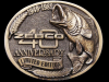 AWESOME VINTAGE 1989 ZEBCO 40TH ANNIVERSARY BELT BUCKLE