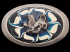 AWESOME VINTAGE 1970s ASTROLOGICAL SIGN LEO BELT BUCKLE