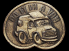 VERY COOL VINTAGE 1970s **DO IT IN A VAN** BELT BUCKLE