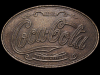 VINTAGE 1970s **COCA-COLA 5 CENTS AT FOUNTAINS** BUCKLE