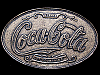 VINTAGE 1970s **COCA-COLA 5 CENTS AT FOUNTAINS** BUCKLE