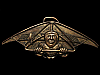 COOL VINTAGE 1978 CUT-OUT HANDGLIDER SOLID BRASS BUCKLE
