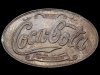 FANTASTIC VINTAGE 1970s **COCA-COLA** BRASS BELT BUCKLE