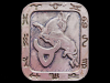 AWESOME VINTAGE 1970s TAURUS ZODIAC SYMBOL BELT BUCKLE