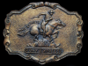 GREAT VINTAGE 1970s PONY EXPRESS SINCE 1852 BELT BUCKLE