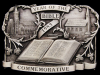 VINTAGE 1983 **YEAR OF THE BIBLE** COMMEMORATIVE BUCKLE