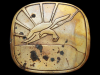 VINTAGE 1970s *BIRD FLYING AGAINST SUNSET* BRASS BUCKLE