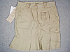 **DESIGNER DENIM** ANONAME - KHAKI TWILL SKIRT - sz28