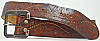 1970s VINTAGE HIPPIE **PAISLEY DESIGN** BROWN BELT - 26