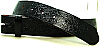 1970s VINTAGE **FLORAL DESIGN** BLACK WESTERN BELT - 31