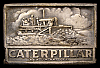 AMAZING VINTAGE 1970s BUCKLE **CATERPILLAR** BULLDOZER