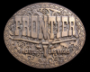 COOL 1970s VINTAGE FRONTIER HOTEL LAS VEGAS BELT BUCKLE