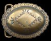 GREAT 1970s **SOUTHWEST STYLE** SOLID BRASS BELT BUCKLE