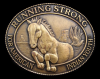 *11th ANNIVERSARY AMERICAN INDIAN YOUTH* HORSE BUCKLE