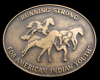 *RUNNING STRONG FOR AMERICAN INDIAN YOUTH* BELT BUCKLE