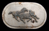 1970s VINTAGE **STEER WRESTLING COWBOY** WESTERN BUCKLE