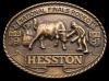 GREAT 1981 NATIONAL FINALS RODEO **NFR** HESSTON BUCKLE