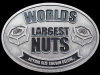 *WORLDS LARGEST NUTS (ACTUAL SIZE SHOWN BELOW)* BUCKLE