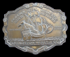 COOL 1970s *LIVINGSTON WELLS & CO. GOLD DEALERS* BUCKLE