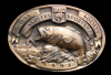 COOL 1993 *BASS ANGLERS SPORTSMAN SOCIETY* BELT BUCKLE