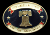 1976 **LIBERTY BELL** RING FOR INDEPENDENCE BELT BUCKLE