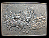GREAT VINTAGE *STAGE COACH AND HORSES* OLD WEST BUCKLE