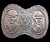 COOL 1970s BUTCH CASSIDY & THE SUNDANCE KID BELT BUCKLE