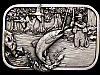 COOL VINTAGE 1982 **FISHING COMMEMORATIVE** BELT BUCKLE