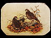 VINTAGE 1970s **TWO BIRDS IN AUTUMN SCENE** BELT BUCKLE