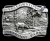 GREAT 1984 *YELLOWSTONE NATIONAL PARK* PEWTER BUCKLE