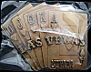 COOL 1980s *LAS VEGAS NEVADA* ROYAL FLUSH BELT BUCKLE