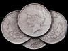 COOL VINTAGE 1982 COLLAGE OF MORGAN DOLLARS BELT BUCKLE