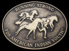 *RUNNING STRONG FOR AMERICAN INDIAN YOUTH* BELT BUCKLE