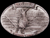 GREAT VINTAGE 1977 RODEO CANADA'S #1 SPORT BELT BUCKLE