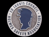 1970s **ED JARVIS COUNCIL HOLMES SAFETY ASSOC.** BUCKLE