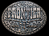 COOL VINTAGE 1970s FRONTIER HOTEL LAS VEGAS BELT BUCKLE