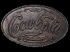 VINTAGE 1970s **COCA-COLA 5 CENTS AT FOUNTAINS** BUCKLE