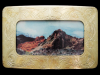 COOL **WESTERN STYLE PICTURE OF MOUNTAINS** BELT BUCKLE