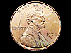 1970s *REPLICA 1972 LINCOLN MEMORIAL PENNY* BELT BUCKLE