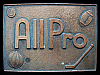GREAT VINTAGE 1970s ALLPRO (VARIOUS SPORTS) BELT BUCKLE