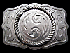 VINTAGE 1970s HIPPIE STYLE **YIN & YANG** BELT BUCKLE