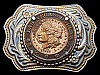 GREAT VINTAGE 1970s *LAS VEGAS DOLLAR COIN* BELT BUCKLE