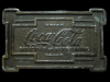 1976 DRINK COCA-COLA DELICIOUS & REFRESHING BELT BUCKLE