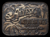 VINTAGE 1970s *ALYESKA MOUNTAIN HIGH BRAND* POT BUCKLE
