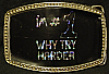 ***GREAT CHEAP GIFT*** 1970s BELT BUCKLE - I'M #1 !!