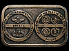 1970s JA/ATT ALL WORK AND NO PLAY IS NOT OUR WAY BUCKLE
